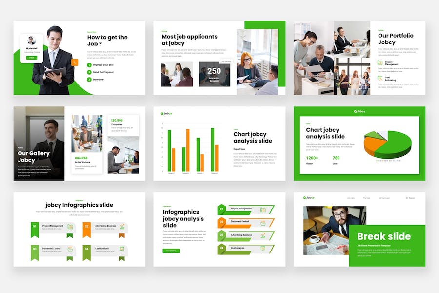 工作公告板信息发布主旨展示Keynote模板 - 顶尖PPT