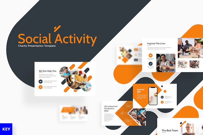 社交活动组织策划品牌推广Keynote模板 - 顶尖PPT