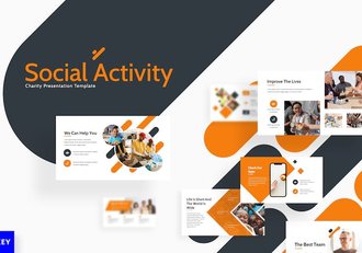 社交活动组织策划品牌推广Keynote模板 - 顶尖PPT
