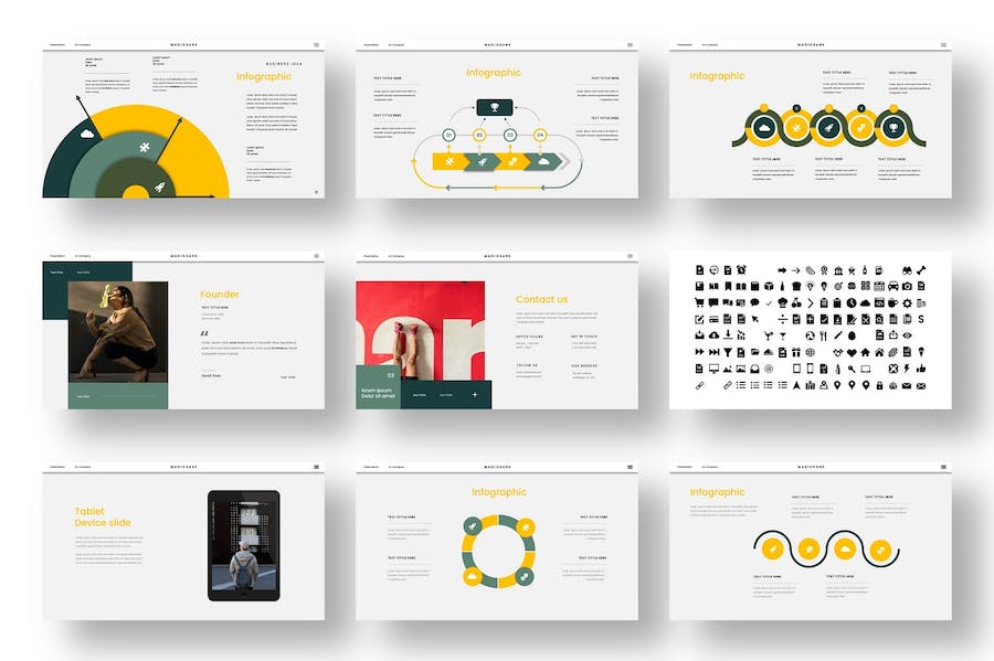 高端商务风格展示PPT模板 - 顶尖PPT