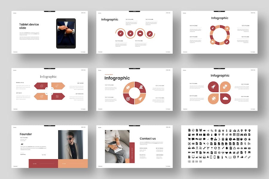 简约风格商业商务计划总结PPT模板 - 顶尖PPT