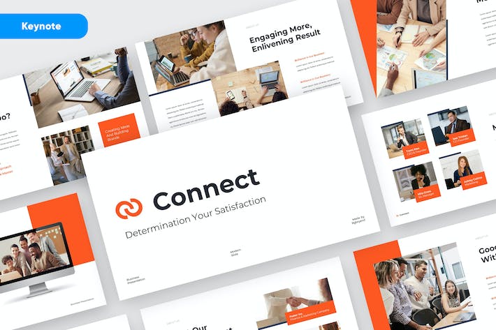 连接业务营销策划keynote模板 - 顶尖PPT
