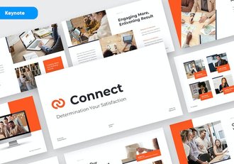 连接业务营销策划keynote模板 - 顶尖PPT