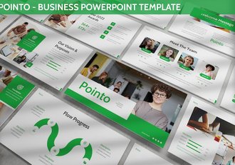 绿色大气商业计划团队介绍年计划总结多用途PPT模板 - 顶尖PPT