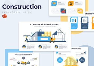 建筑工程项目管理施工流程商业计划PPT模板 - 顶尖PPT