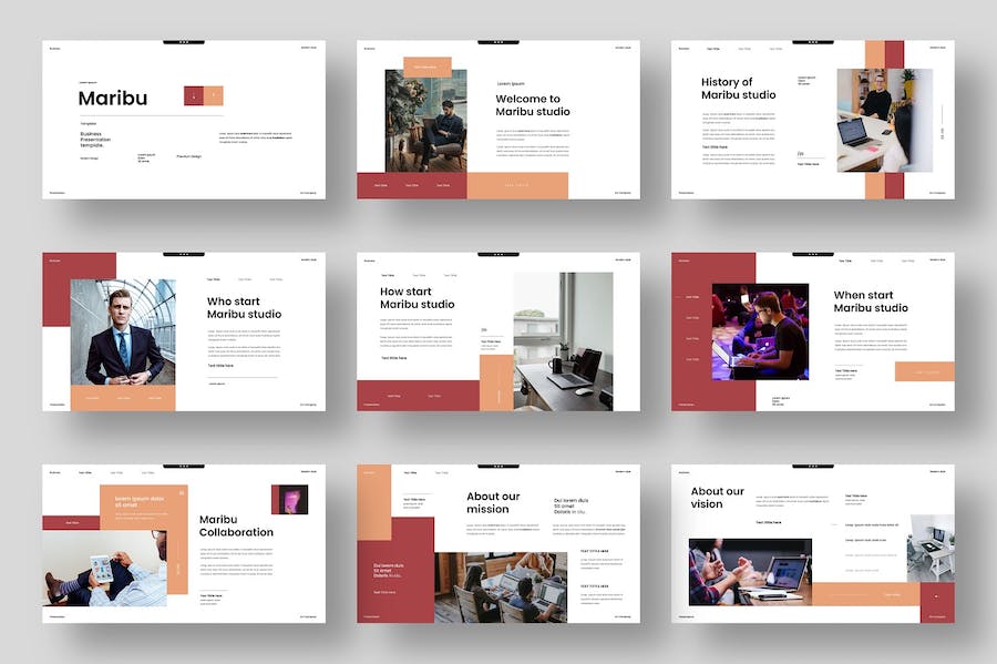 简约风格商业商务计划总结PPT模板 - 顶尖PPT