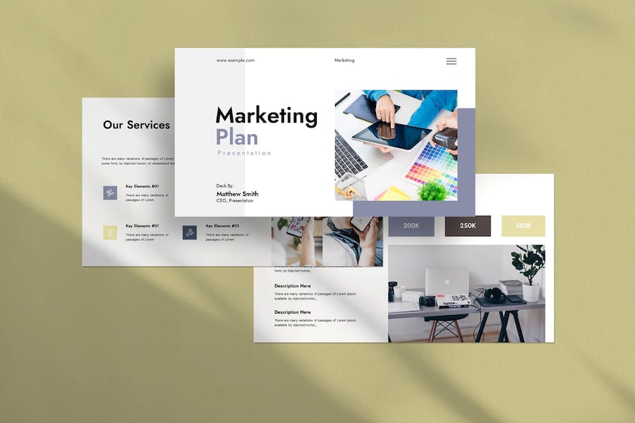 营销计划演示汇报方案PPT模板 - 顶尖PPT