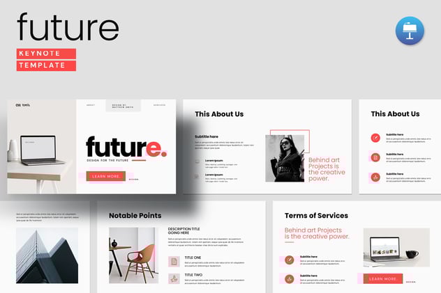 极简风格欧美通用keynote模板 - 顶尖PPT