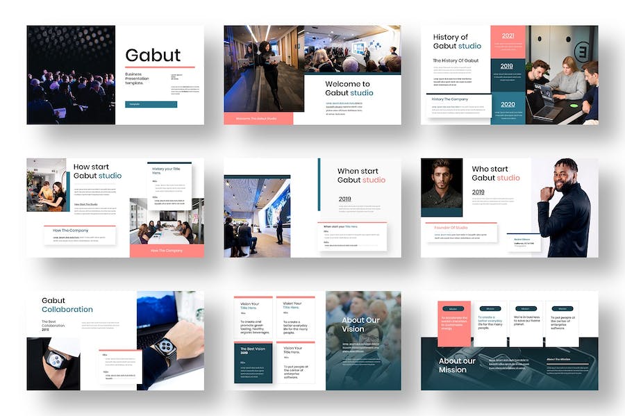 企业商务品牌形象宣传推广展示PPT模板 - 顶尖PPT