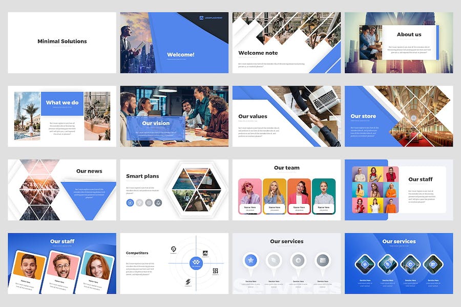 极简创意企业解决方案商业计划企业合作通用keynote模板动画 - 顶尖PPT