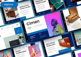 简约大气图片摄影展示多用途keynote模板 - 顶尖PPT