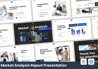 市场分析报告调研方案Keynote模板 - 顶尖PPT