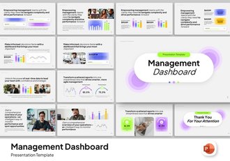 管理仪表板数据监控系统PPT模板 - 顶尖PPT