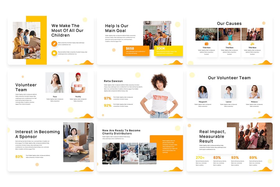 慈善机构文案展示宣传PPT模板 - 顶尖PPT