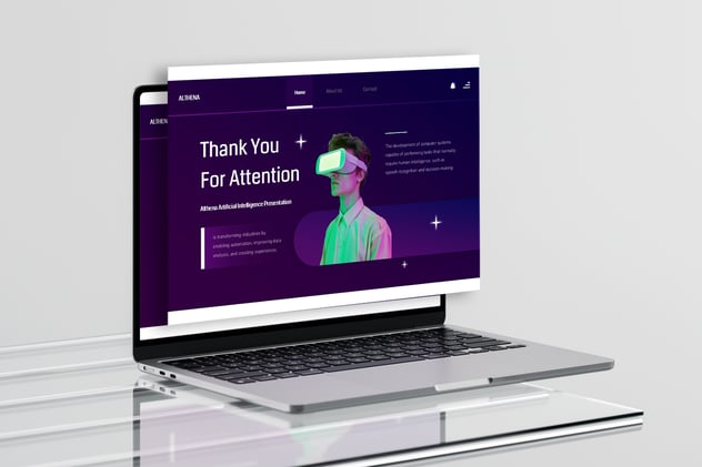 人工智能科技创新应用Keynote模板 - 顶尖PPT
