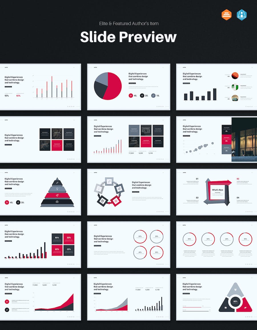 欧美简约风格企业团队商务通用keynote模板 - 顶尖PPT