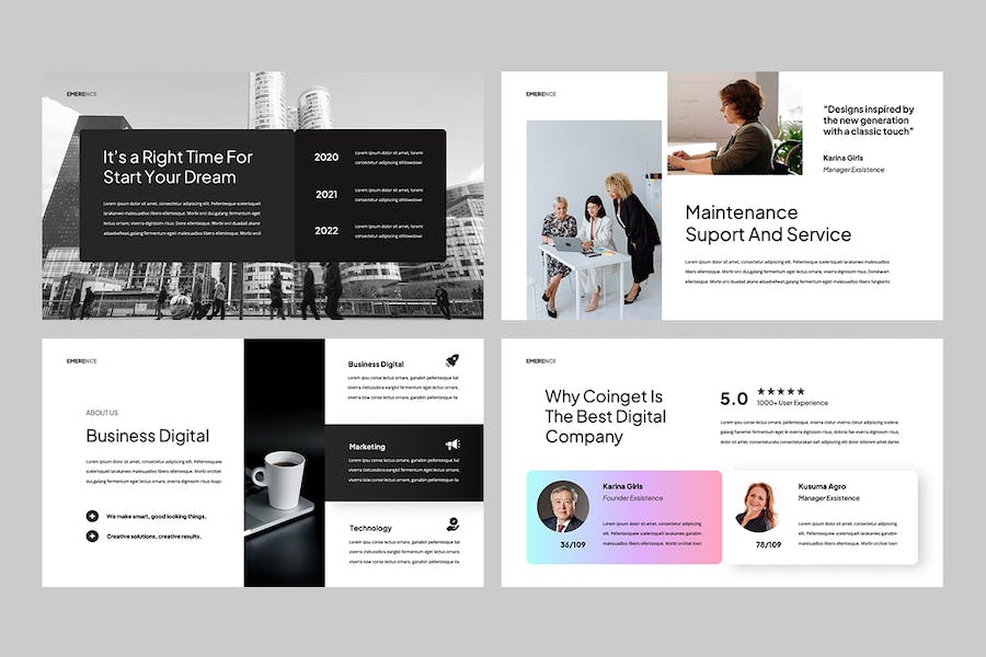 现代商务企业项目方案Keynote模板 - 顶尖PPT