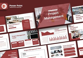 项目管理商业商务PPT模板 - 顶尖PPT