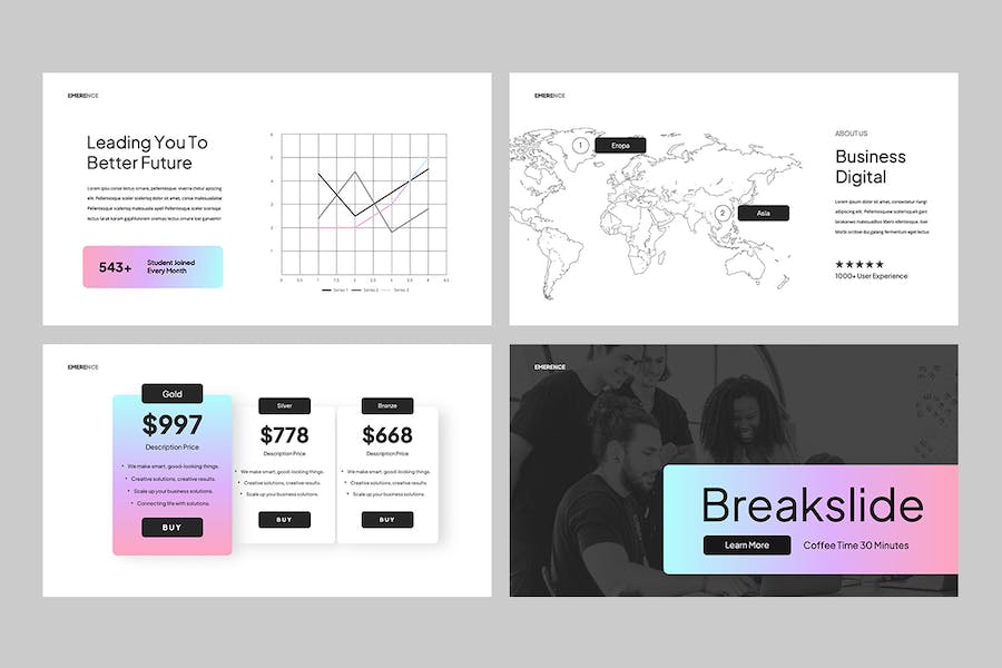 现代商务企业项目方案Keynote模板 - 顶尖PPT