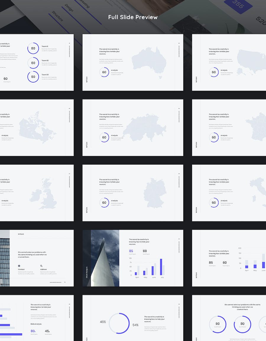 极简品牌营销策划业务合作报告keynote模板 - 顶尖PPT