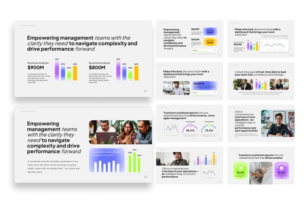 管理仪表板数据监控系统PPT模板 - 顶尖PPT