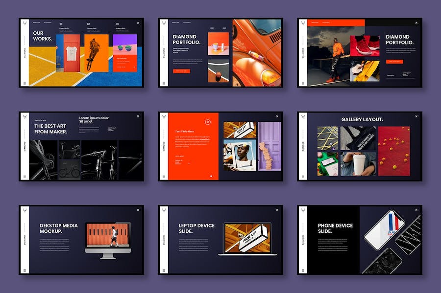 大气摄影图片展示项目营销策划多用途PPT模板 - 顶尖PPT