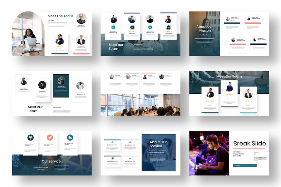 企业商务品牌形象宣传推广展示PPT模板 - 顶尖PPT