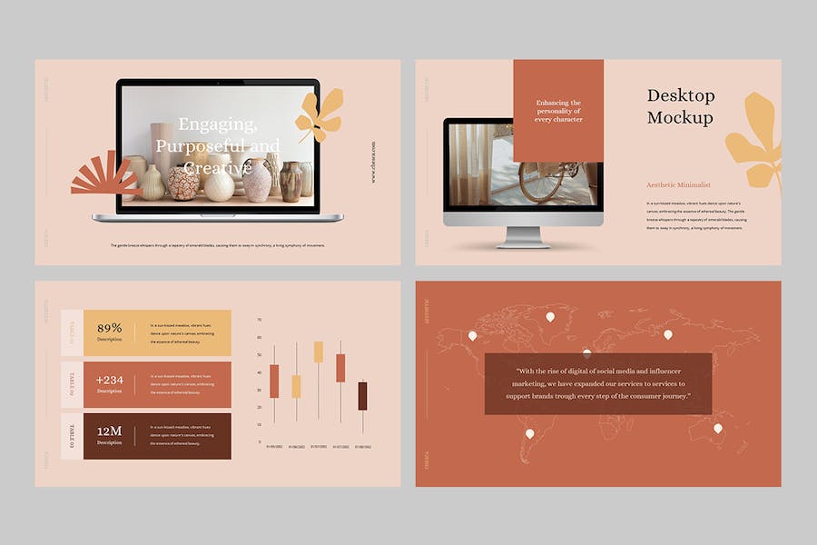 审美艺术设计创意展示PPT模板 - 顶尖PPT