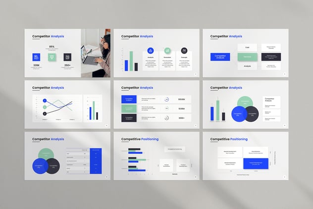 极简主义商务计划书PPT模板 - 顶尖PPT