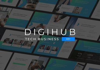 科技商务讲述展示应用创新推广Keynote模板 - 顶尖PPT