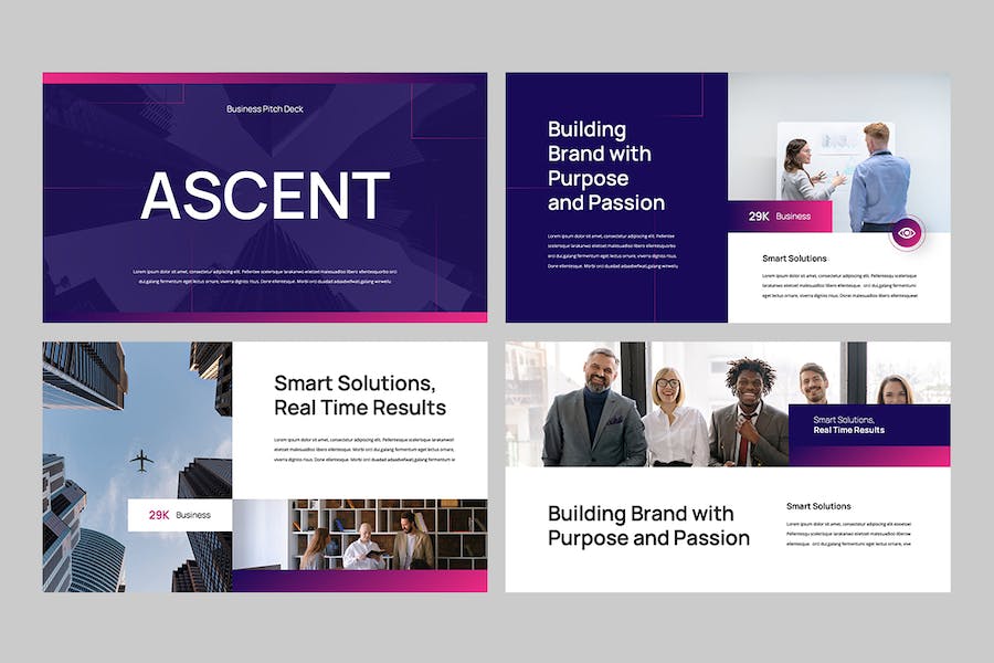 欧美商业路演计划书PPT模板 - 顶尖PPT