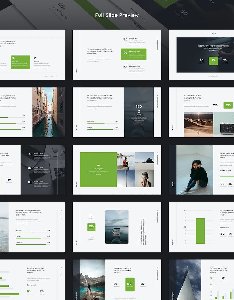 极简品牌营销策划业务合作报告keynote模板 - 顶尖PPT