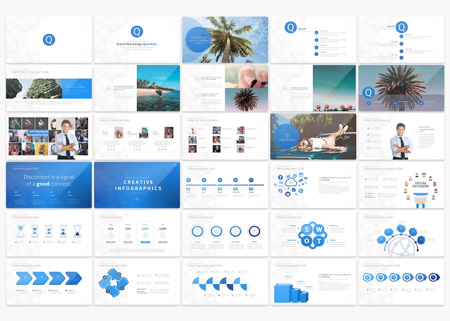 学术分享商业推广科普讲解PPT模板 - 顶尖PPT