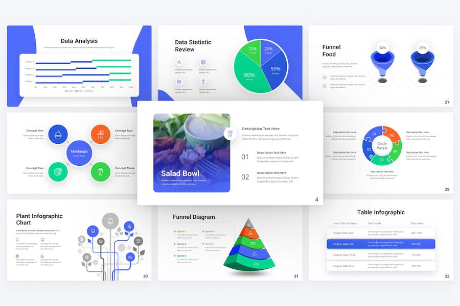 食品展示特色餐饮美食宣传keynote模板 - 顶尖PPT