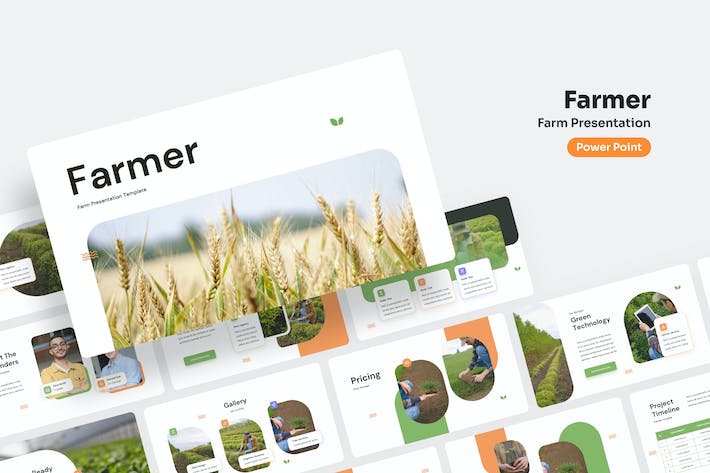 农业农民种植技术推广展示PPT模板 - 顶尖PPT