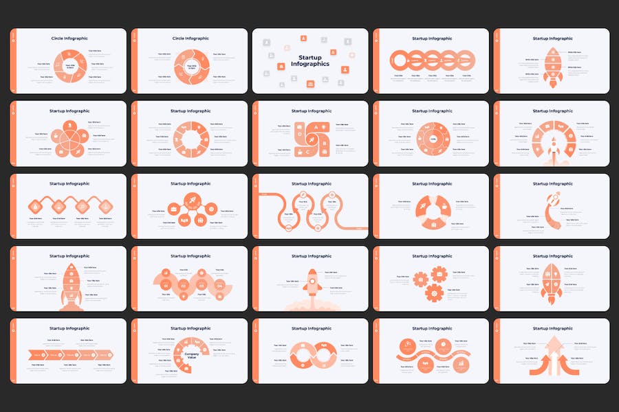 340页欧美数据图形商务通用PPT模板 - 顶尖PPT