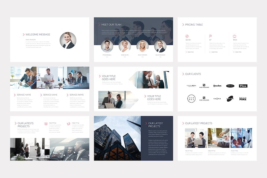 简约大气企业团队介绍商业计划项目推广多用途keynote模板 - 顶尖PPT