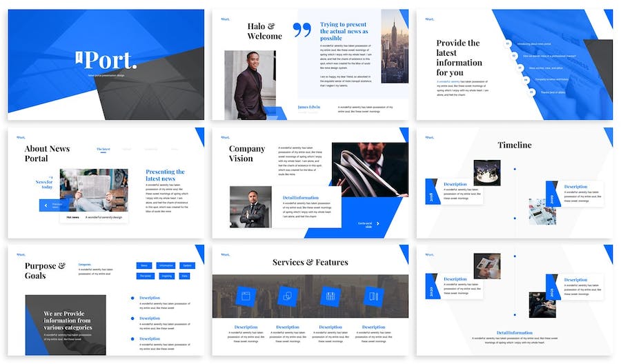 品牌动态发展宣传推广PPT模板 - 顶尖PPT