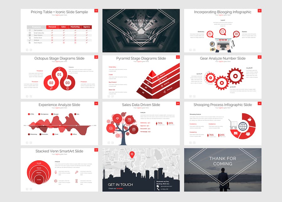 创意切换主题设计Keynote模板 - 顶尖PPT