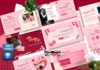 情人节营销活动推广策略方案Keynote模板 - 顶尖PPT