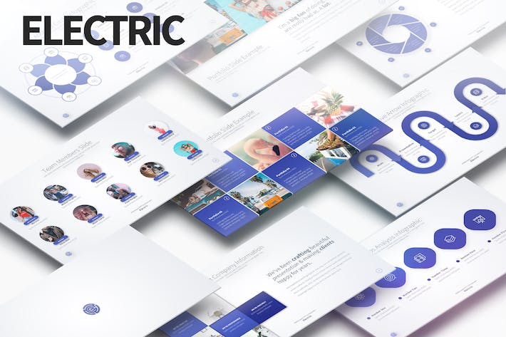 海边旅游度假景点展示通用PPT模板 - 顶尖PPT