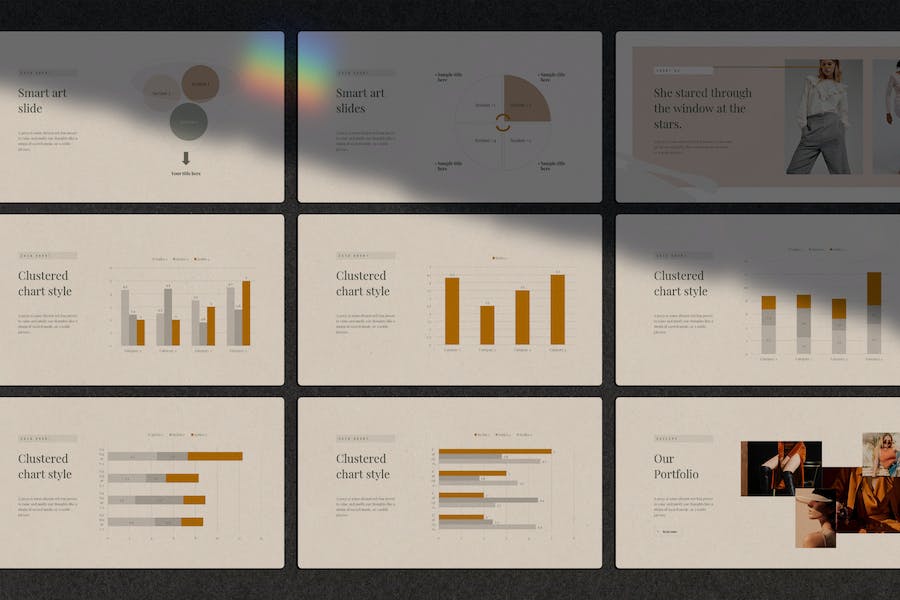 复古做旧国外潮流风格通用keynote模板 - 顶尖PPT