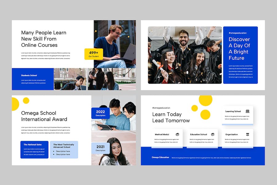 在线教育培训课程学习Keynote模板 - 顶尖PPT
