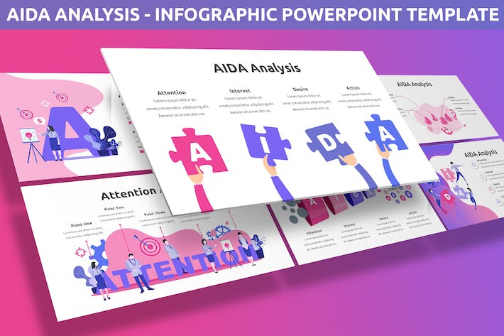 数据分析信息图表展示统计方案PPT模板 - 顶尖PPT