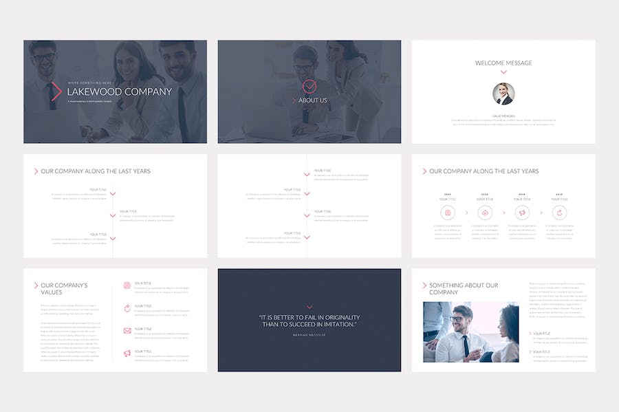 简约大气企业团队介绍商业计划项目推广多用途keynote模板 - 顶尖PPT