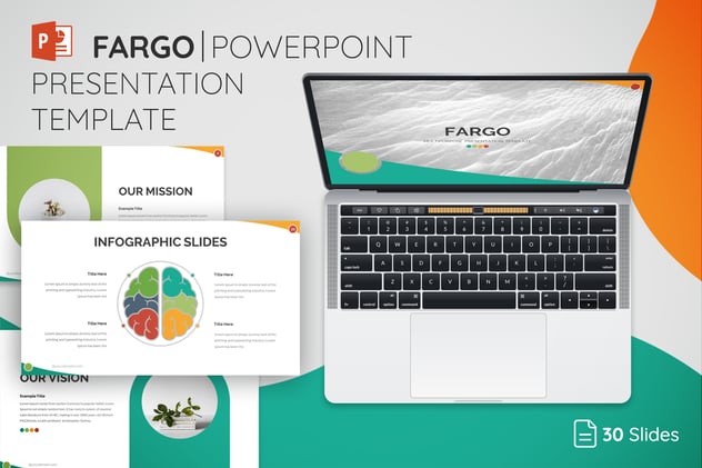 欧美风格商务商业团队介绍PPT模板 - 顶尖PPT