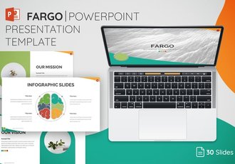 欧美风格商务商业团队介绍PPT模板 - 顶尖PPT