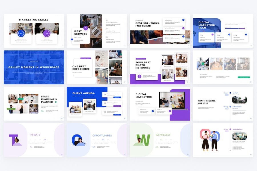 市场营销策划推广keynote模板 - 顶尖PPT