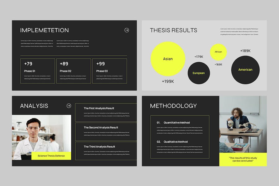 科学论文学位答辩讲述展示Keynote模板 - 顶尖PPT