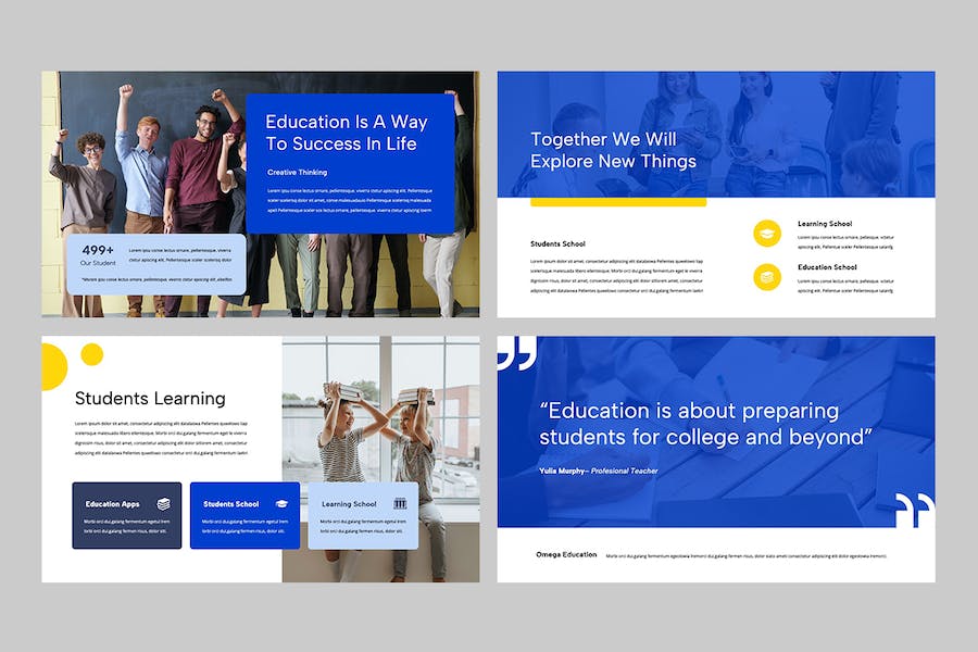 在线教育培训课程学习Keynote模板 - 顶尖PPT